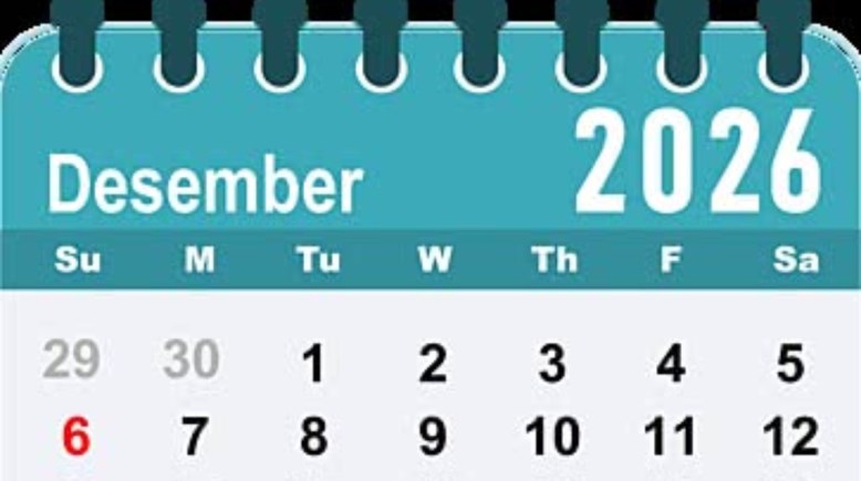 نتيجة 2026، التقويم الميلادي والهجري الكامل لعام 2026