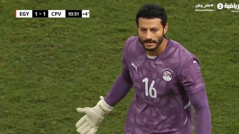 محمد الشناوي حارس منتخب مصر 