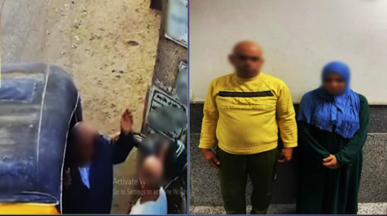 المتهمين بعد القبض عليهم