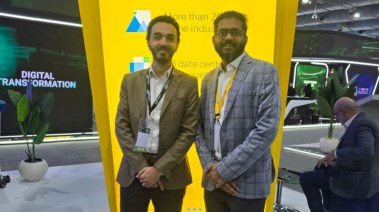 المدير المساعد لشركة "مانج إنجن"، براسانا فينكاتيش سرينيفاسان، مع محرر "تليجراف مصر"