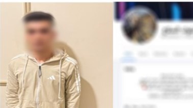 المتهم بعد ضبطه