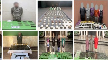 المتهمون والمضبوطات