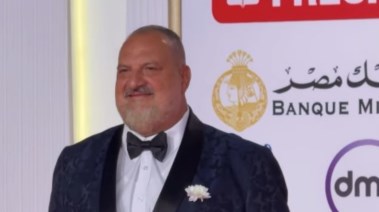 خالد الصاوي في حفل افتتاح المهرجان