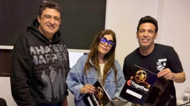 سعد الصغير وفريق عمل المسلسل