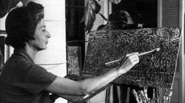 جانب من معرض استثنائي للفنانة المصرية الراحلة إنجي أفلاطون