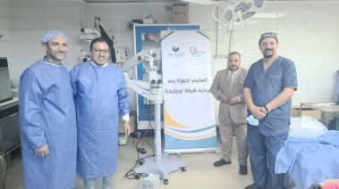 تسليم جهاز رمد لمستشفى جامعة الأزهر بأسيوط