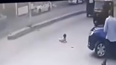 لقطة من كاميرات المعادي