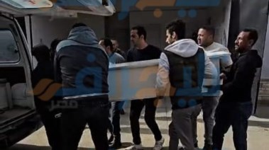 استعداد أسرة الطالبة جنى لصلاة الجنازة