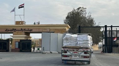 مساعدات الهلال الأحمر المصري لقطاع غزة