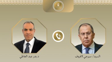 وزير الخارجية والهجرة، بدر عبد العاطي، وسيرجي لافروف، وزير خارجية روسيا الاتحادية