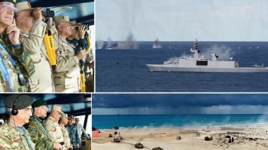 وزير الدفاع يشهد تنفيذ المرحلة الرئيسية للتدريب المشترك “ميدوزا - 14”