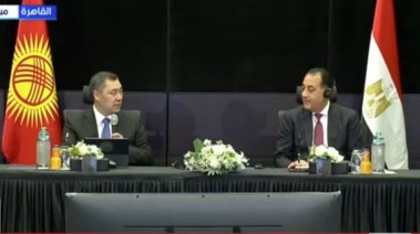 مدبولي خلال منتدى الأعمال بين مصر والجمهورية القيرغيزية