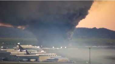 تحطم طائرة شحن أمريكية في ولاية كنتاكي 