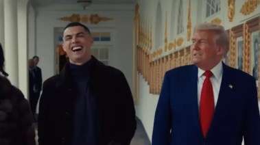 الرئيس ترامب ورونالدو