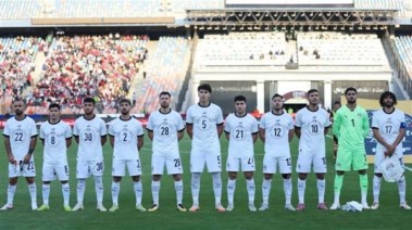 منتخب مصر الثاني أمام الجزائر في اللقاء الماضي 