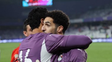 محمد الشناوي ومصطفى شوبير حراس الأهلي 