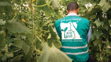 عامل بمؤسسة مصر الخير- تعبيرية