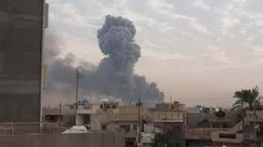 انفجار مخلفات متفجرات لتنظيم داعش في بغداد 