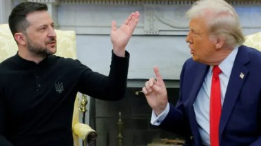 رئيسا أمريكا وأوكرانيا، دونالد ترامب وزيلينسكي