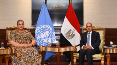 وزير الخارجية والهجرة بدر عبد العاطي، هانا تيتيه الممثلة الخاصة للأمين العام للأمم المتحدة في ليبيا