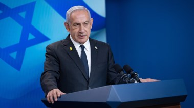 رئيس الوزراء الإسرائيلي بنيامين نتنياهو