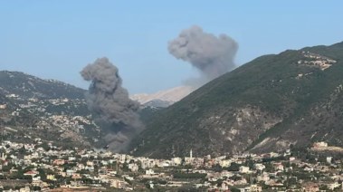 غارة إسرائيلية على قرية المحمودية جنوبي لبنان