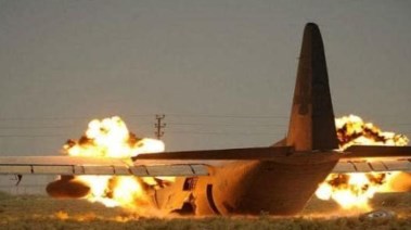 الجيش السوداني يسقط طائرة محملة بالأسلحة في مطار الفاشر