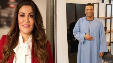 الحاج الضوى والإعلامية سمر فوده  