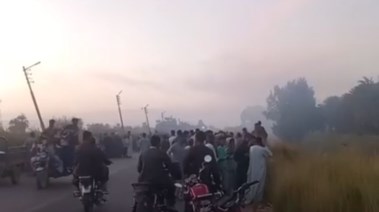 أثناء البحث عن السائق بالترعة 