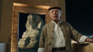 منير نعمة الله خلال حفل افتتاح المتحف المصري الكبير