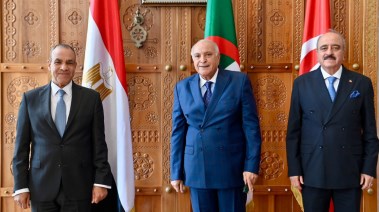 وزراء خارجية مصر والجزائر وتونس
