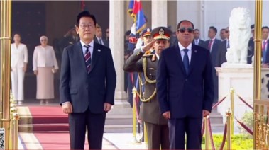 الرئيس عبدالفتاح السيسي ورئيس كوريا الجنوبية، لى چاى ميونغ