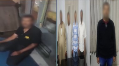 المتهمون وجانب من الواقعة