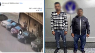 المتهمين وجانب من الواقعة