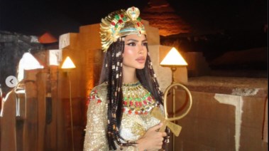 هدى المفتي من حفل افتتاح المتحف المصري الكبير