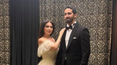 مي عز الدين وزوجها أحمد تيمور