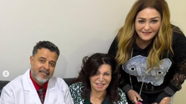 نهال عنبر ونجوى فؤاد والدكتور سامي قنديل