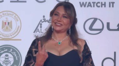 ليلى علوي في حفل ختام مهرجان القاهرة السينمائي
