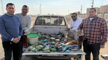 جانب من المضبوطات 