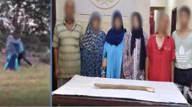 المتهمين وجانب من الواقعة 