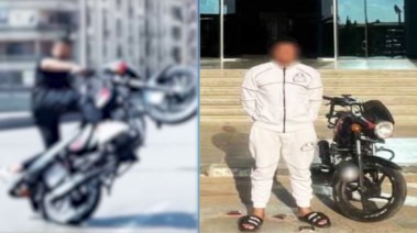 المتهم ولقطة من الفيديو 