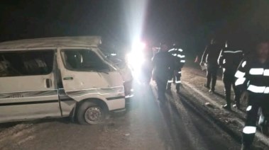 الميكروباص بعد الحادث