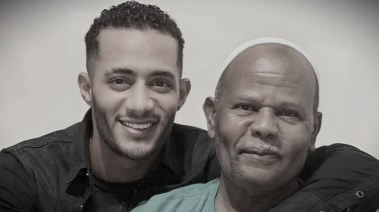 محمد رمضان ووالده 