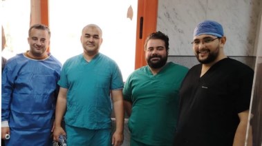 الفريق الطبي بمستشفى بني سويف