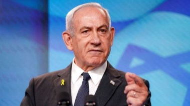 رئيس الوزراء الإسرائيلي بنيامين نتنياهو 