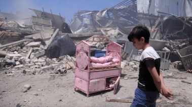 غزة بسبب الحرب الإسرائيلية