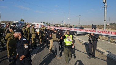 انتشار الشرطة الإسرائيلية بعد عملية غوش عتصيون