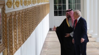 الرئيس الأمريكي دونالد ترامب وولي العهد السعودي محمد بن سلمان