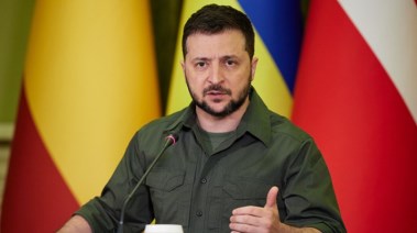 الرئيس الأوكراني فولوديمير زيلينسكي