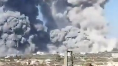 انفجار مستودع ذخيرة شمال سوريا